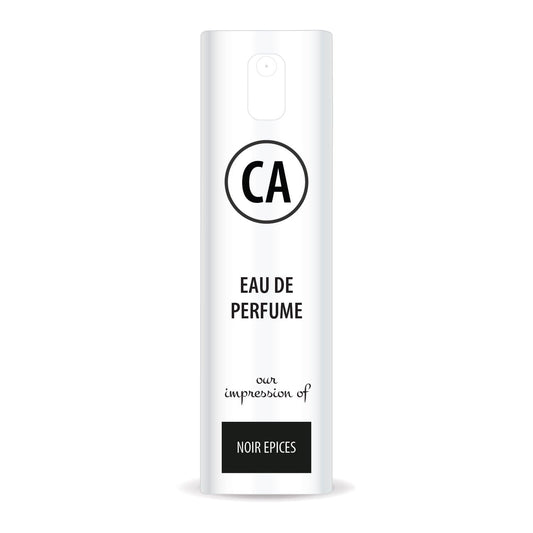 CA Perfume Impression of Noir Epices Unisex Eau De Parfum Amber Spicy Scent Long Lasting Unisex Fragrance Travel Size TSA Ready for Day and Night Wear 0.33 Fl Oz 10ml