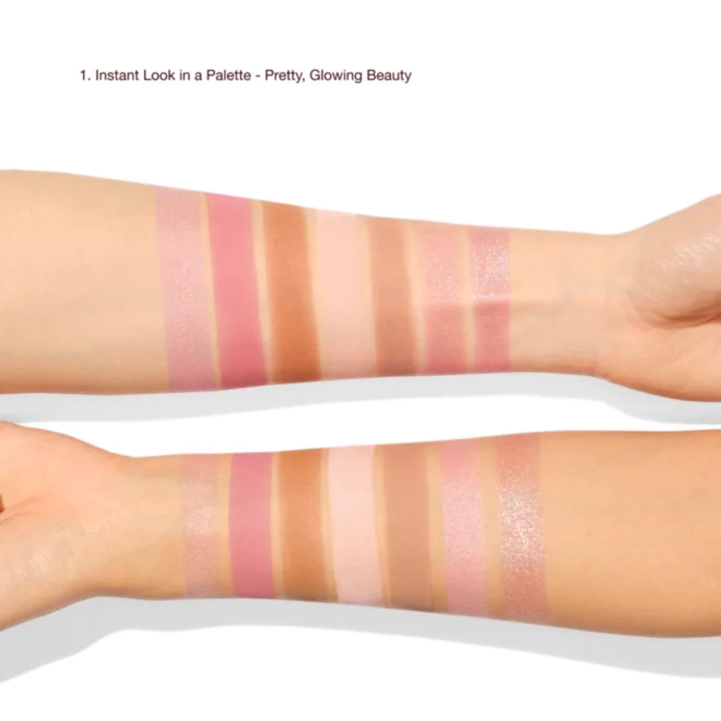 Charlotte Tilbury Instant Look in a Palette - Powder Face Makeup for Eyes & Cheeks - Powder Bronzer, Highlighter & Blush for the Perfect Summer-Fresh Glow - Pretty, Glowing Beauty