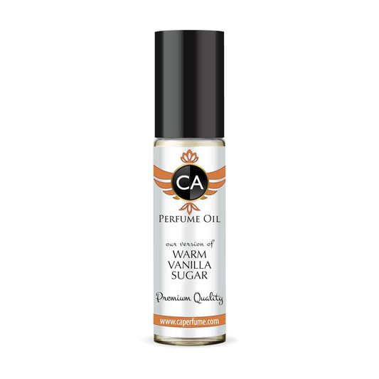 CA Perfume Impression of Warm Vanilla Sugar for Women Fragrance Oil Amber Vanilla Scent Long Lasting Perfumes for Women Travel Size TSA Ready Mini Parfum Body Oil Roll-on 0.33 Fl Oz 10ml
