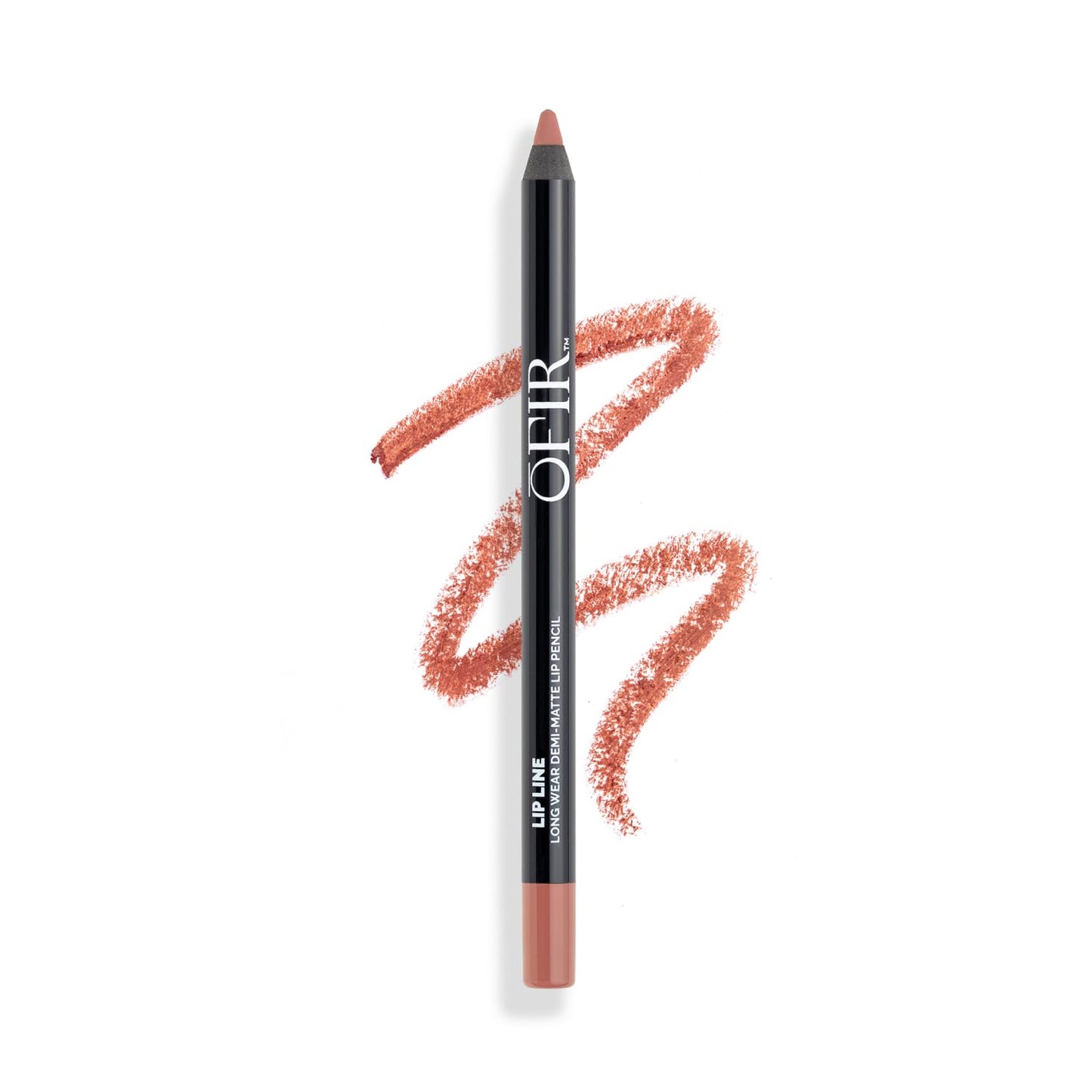 OFIR Longwear Demi-Matte Lip Pencil | Smudge-Proof, Easy Glide, Hydrating, Long-Lasting Color | Off Pink - Neutral Nude Lip Liner Pencil | 0.042 OZ