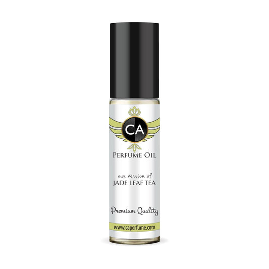 CA Perfume Impression of Jade Leaf Tea Unisex Fragrance Oil Aromatic Scent Long Lasting Perfumes for Women & Men Travel Size TSA Ready Mini Parfum Body Oil Roll-on 0.33 Fl Oz 10ml