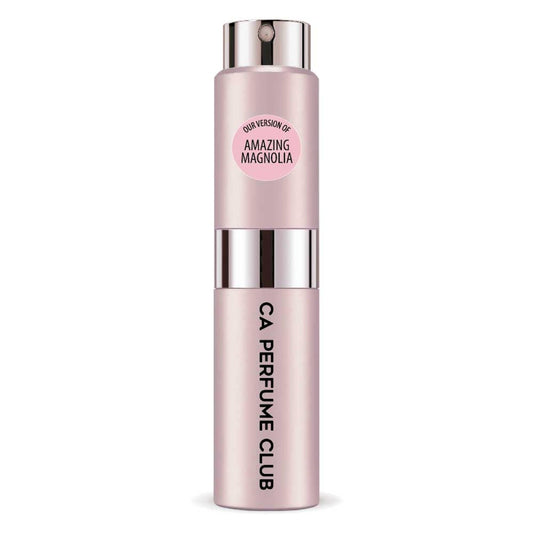 CA Perfume Impression of Amaze Gracefully Magnolia for Women Floral Fruity Scent Long Lasting Perfumes for Women Eau De Parfum Travel Size Refillable Atomizer Spray 0.27 Fl Oz 8ml