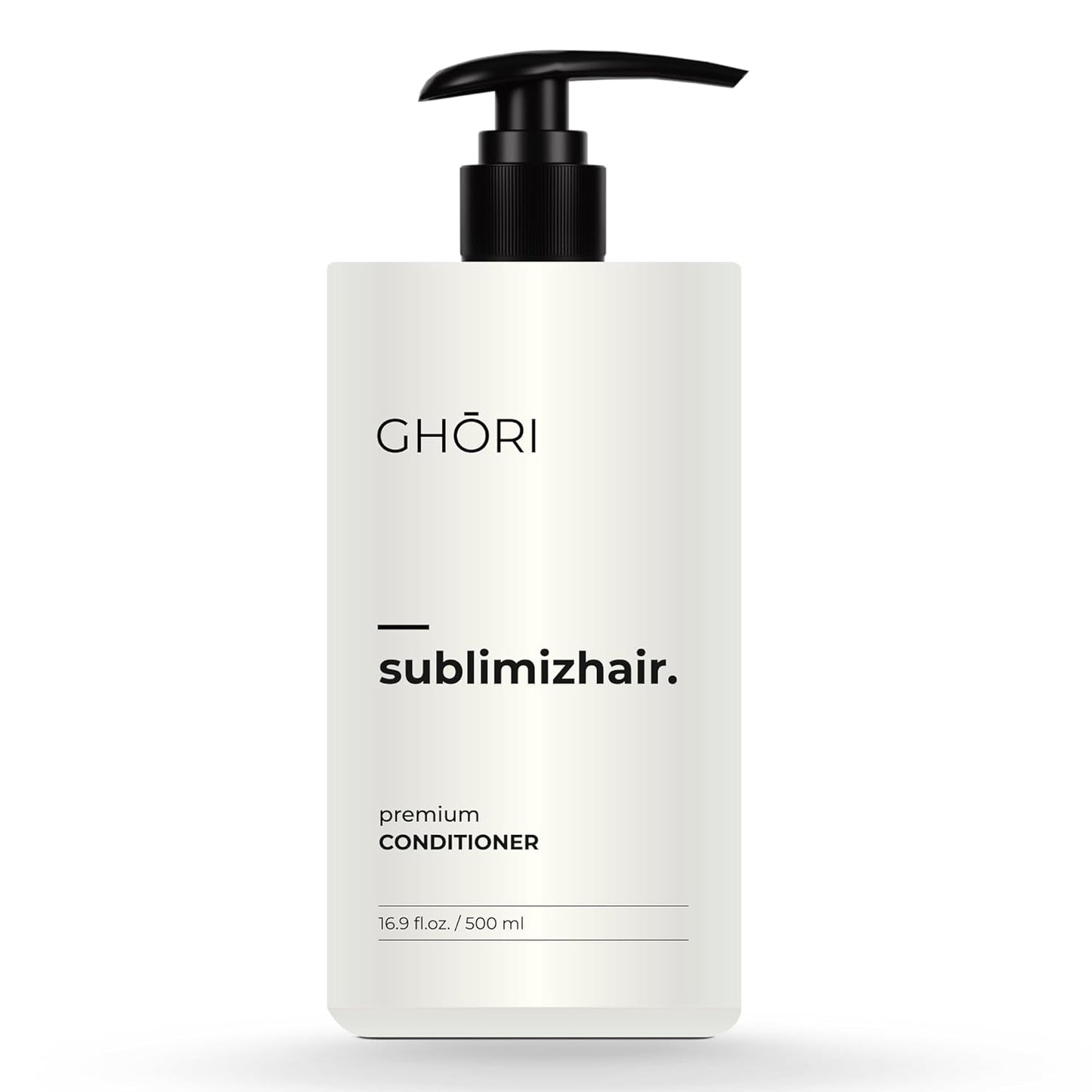 Sublimizhair Herbal Premium Conditioner for Silky Smooth Hair | Detangles, Strengthens Damaged Strands | Deep Hydration & Frizz Control, Nourishing Conditioner | Sulphate-Free, 500ml/16.9 fl oz