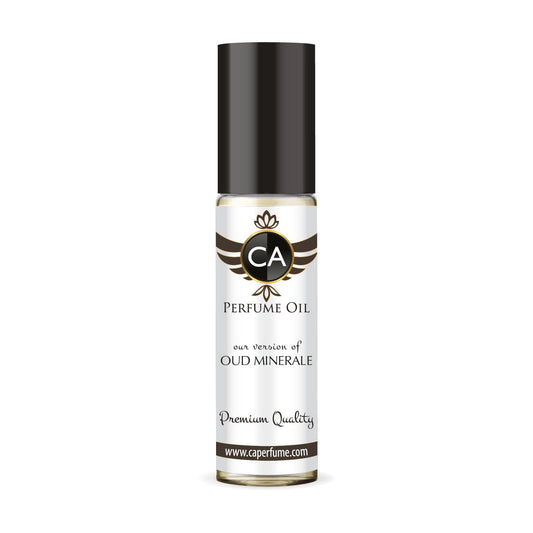 CA Perfume Impression of Oud Minerale Unisex Fragrance Oil Woody Aquatic Scent Long Lasting Perfumes for Women & Men Travel Size TSA Ready Mini Parfum Body Oil Roll-on 0.33 Fl Oz 10ml