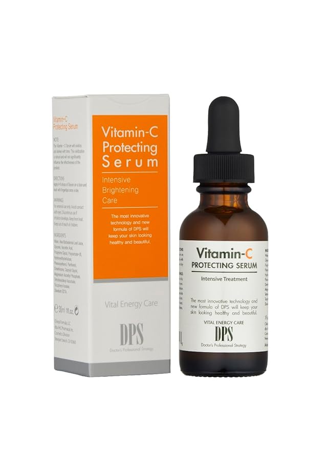 DPS Pure Advanced 25% Vitamin C Serum for Face – High Potency Formula with Vitamin E, Hydrating Panthenol & Natural Antioxidants – Made in USA