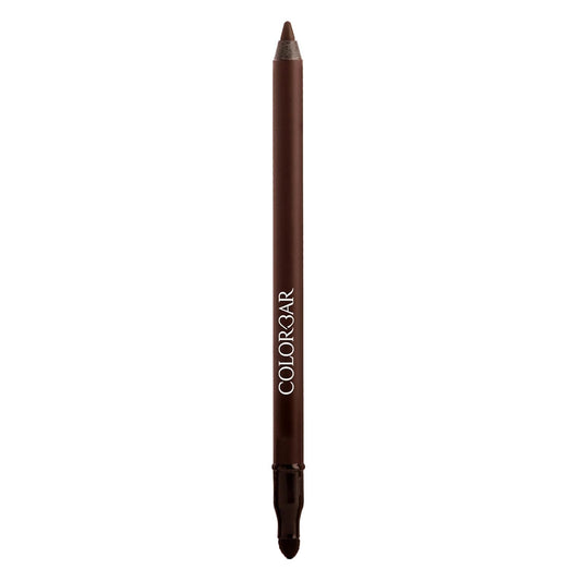 Colorbar Just Smoky Eye Pencil - Eyeliner Pencil with Built-in Smudger - Waterproof Formula - Matte Finish - 006 Just Brown - 0.04 oz
