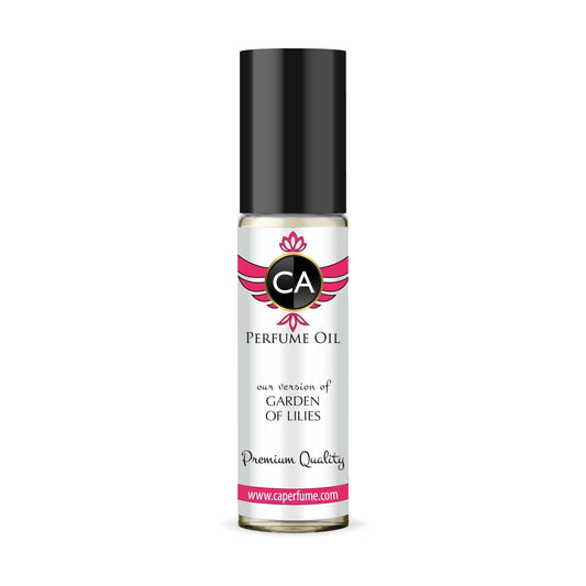 CA Perfume Originals Garden of Lilies Unisex Fragrance Oil Floral Scent Long Lasting Perfumes for Women & Men Travel Size TSA Ready Mini Parfum Body Oil Roll-on 0.33 Fl Oz 10ml