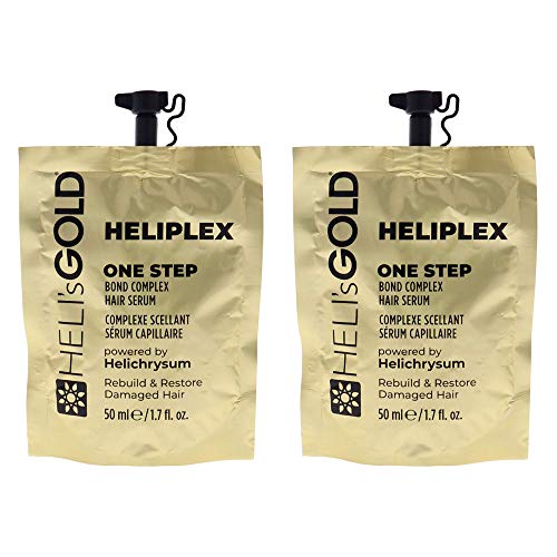 Heliplex One Step Hair Serum for Unisex - 1.7 oz Serum - Pack of 2