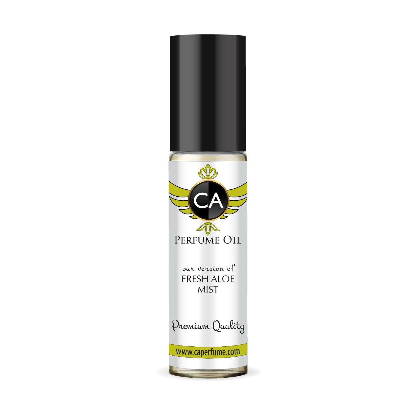 CA Perfume Originals Fresh Aloe Mist Unisex Fragrance Oil Green Scent Long Lasting Perfumes for Women & Men Travel Size TSA Ready Mini Parfum Body Oil Roll-on 0.33 Fl Oz 10ml