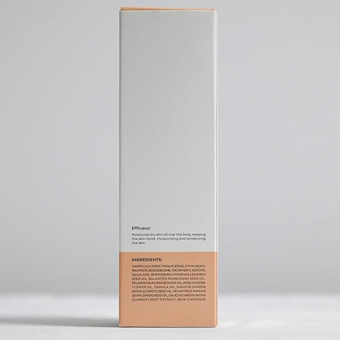 Skincare Body Oil, Moisturizer Hydrating Body Oil, Vitamin E and Jojoba Oils for Women Men Nourishing After Shower & Bath Oil, 2 FL OZ, All Skin Types