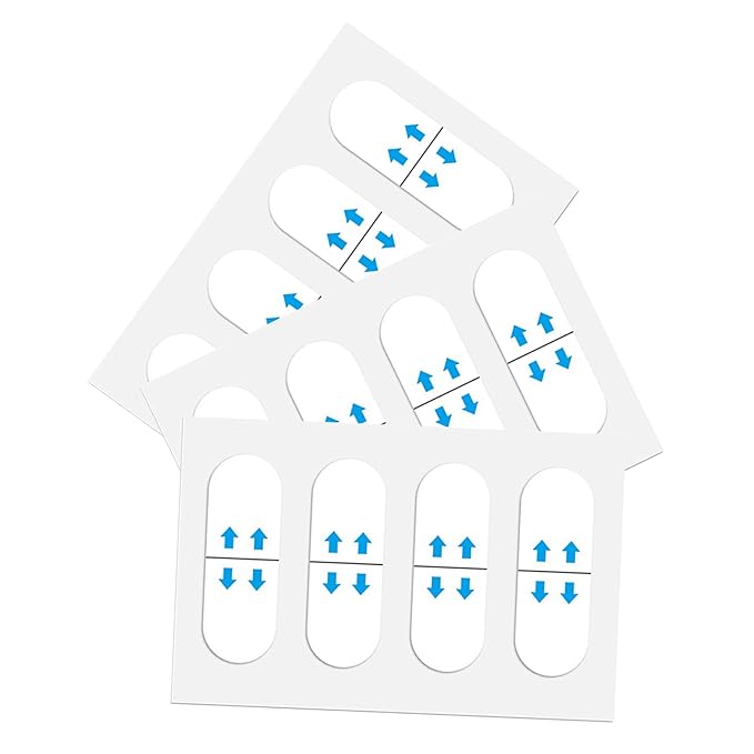 EKIND Face Lift Tape Invisible, 12PCS Facial Line Smoothing & Firming Tape for Women, V-Shaping, Double Chin, Wrinkles & Saggy Skin Reduction