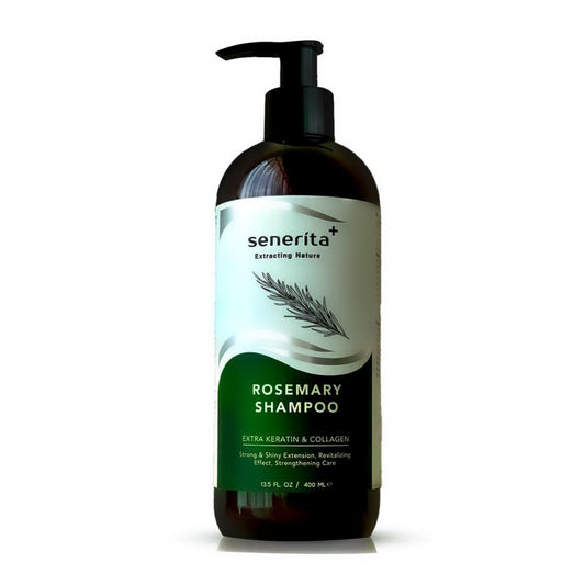 Rosemary Shampoo and Shower gel with Keratin & Collagen, 13.5 Fl Oz, Strengthening & Revitalizing. 400ML
