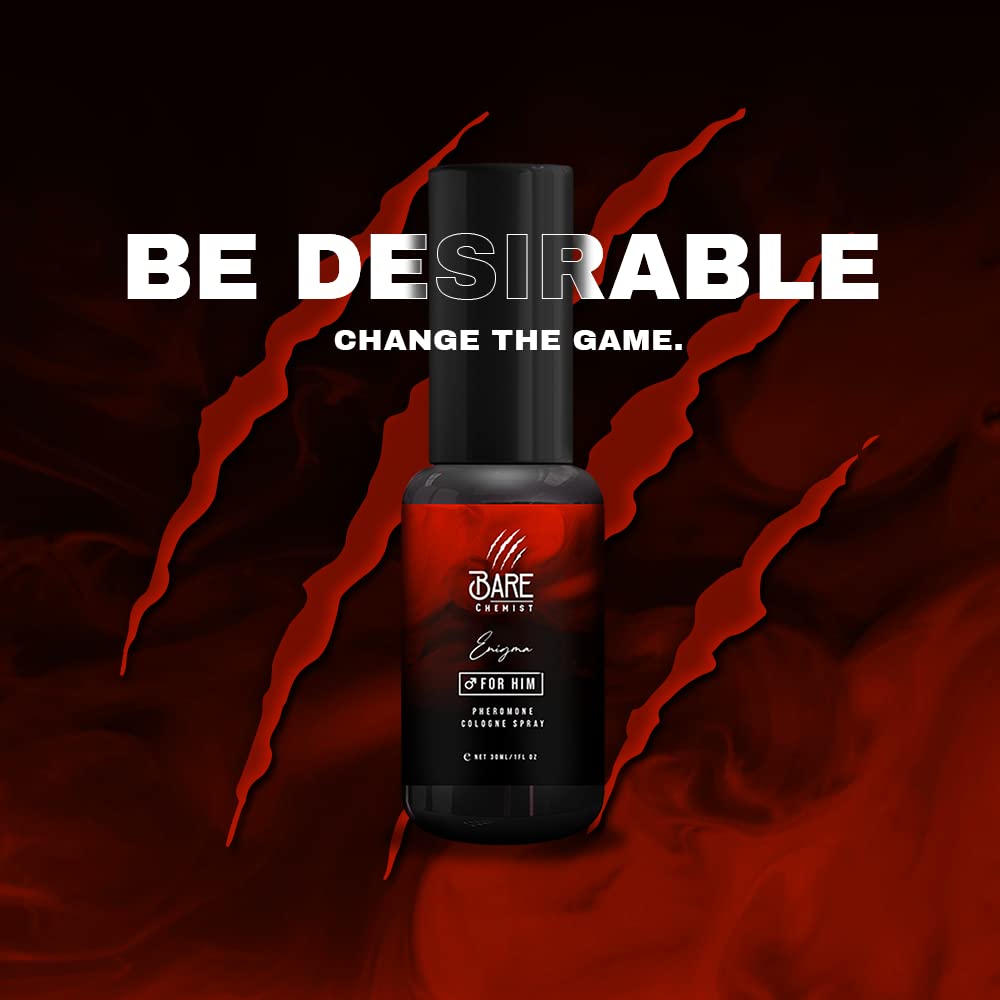 Enigma Pheromone Cologne for Him - [Attraction Formula] Pheromone Cologne for Men 1oz. - Lavender, Sage, Wood