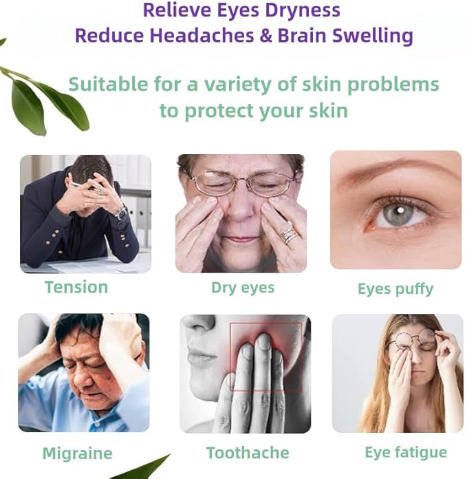 2 PCS Gel Mask,Reusable,Face & Eye Mask with Hole,Dark Circles,Dry Eyes,DeepSleep,Headaches,Puffiness,Stress,migraines,Eye Bags.Allergies,Sinus discomfort,migraines (03-Pink)