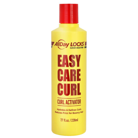 AllDay Locks Classic Easy Care Curl Activator (7.7 oz) | Hydrating & Frizz-Free Curl-Enhancer Milk | Nourish, Replenish & Define Curly Hair | Springy, Flexible Hold | 7.7 oz