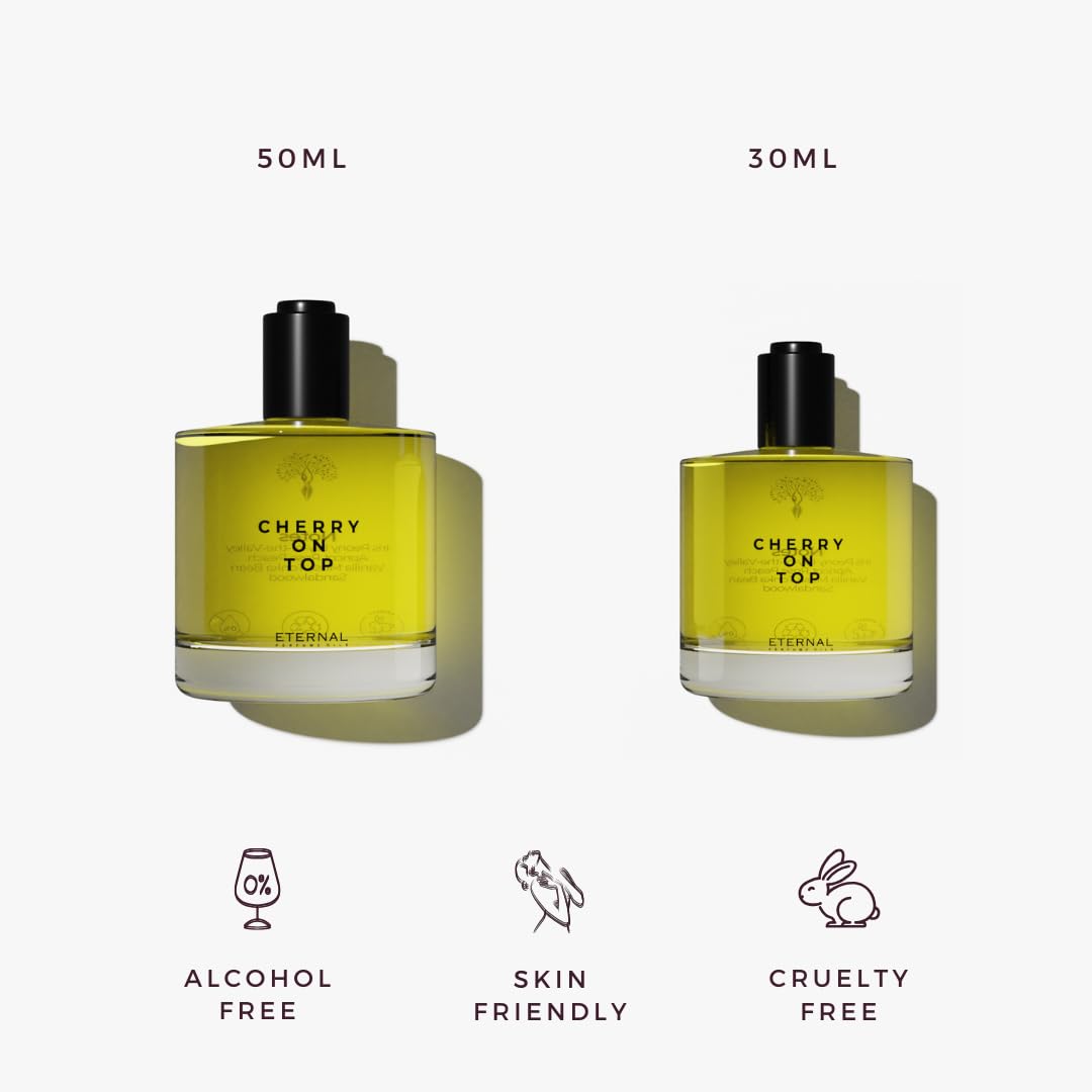 Eternal perfume oils - Cherry On Top Perfume Oil Inspired by Miss Di0r | Long Lasting Designer Perfumes for Women 50ml with 30ml (Pack of 2)