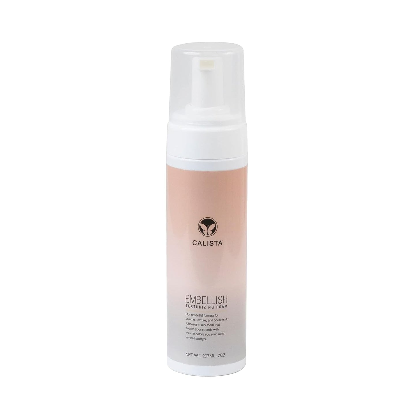 CALISTA Embellish Texturizing Foam | Volumizing Styling Mousse | Firm, Touchable Hold | Enhance Natural Texture | All Hair Types | 7 oz.