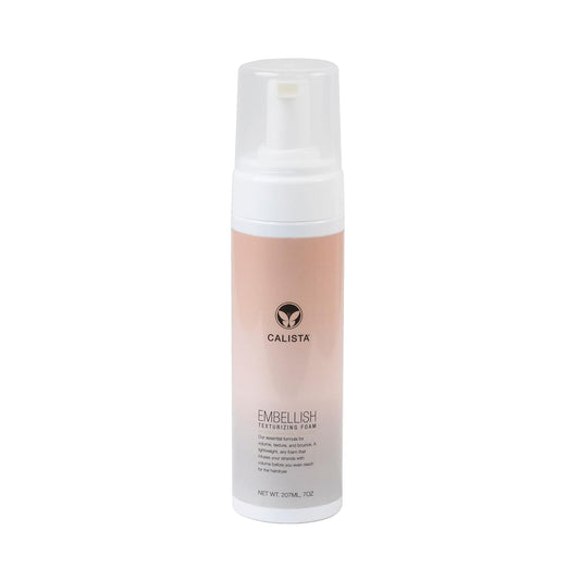 CALISTA Embellish Texturizing Foam | Volumizing Styling Mousse | Firm, Touchable Hold | Enhance Natural Texture | All Hair Types | 7 oz.
