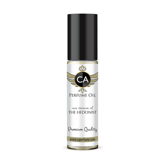 CA Perfume Impression of The Hedonist Unisex Fragrance Oil Woody Aromatic Scent Long Lasting Perfumes for Women & Men Travel Size TSA Ready Mini Parfum Body Oil Roll-on 0.33 Fl Oz 10ml