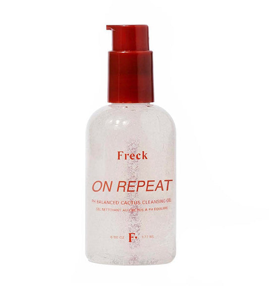 Freck Beauty ON REPEAT PH Balanced Cactus Cleansing Gel – Gentle Makeup Remover, Antioxidant-Rich Botanical Extract Blend, Allantoin & Cactus Flower, Alcohol-Free, Fragrance-Free, Vegan | 177ml