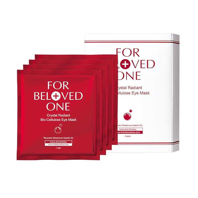 Crystal Radiant Bio-Cellulose Eye Mask(4 Pairs)