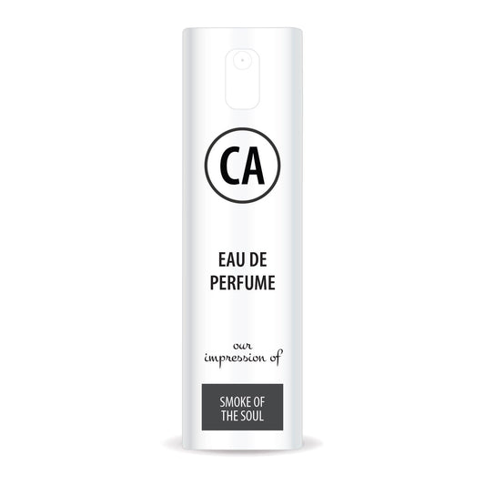 CA Perfume Impression of Smoke Of The Soul Unisex Eau De Parfum Woody Aromatic Scent Long Lasting Unisex Fragrance Travel Size TSA Ready for Day and Night Wear 0.33 Fl Oz 10ml