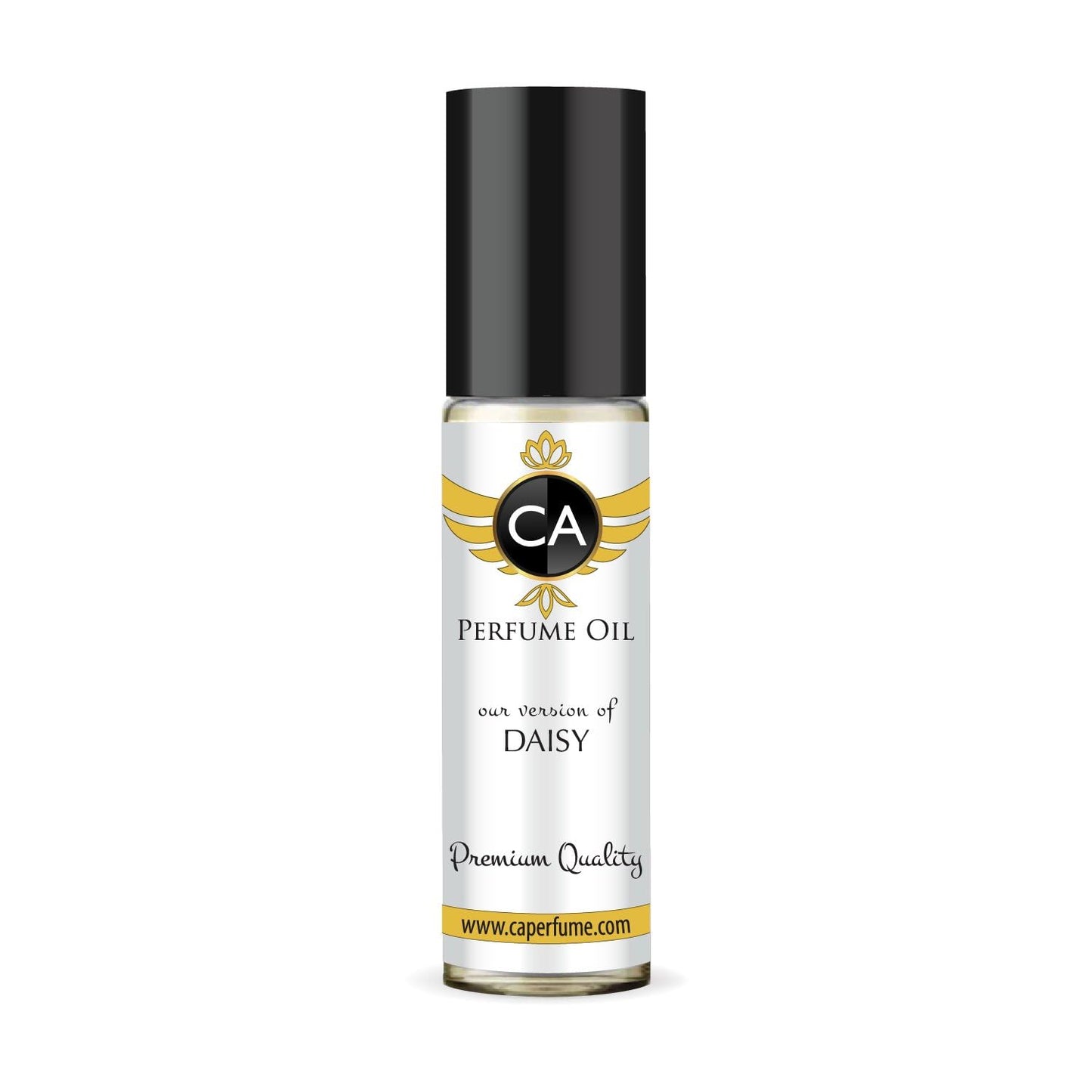 CA Perfume Impression of Daisy for Women Eau De Parfum Floral Woody Musk Scent Long Lasting Perfumes for Women Travel Size TSA Ready for Day and Night Wear 0.33 Fl Oz 10ml
