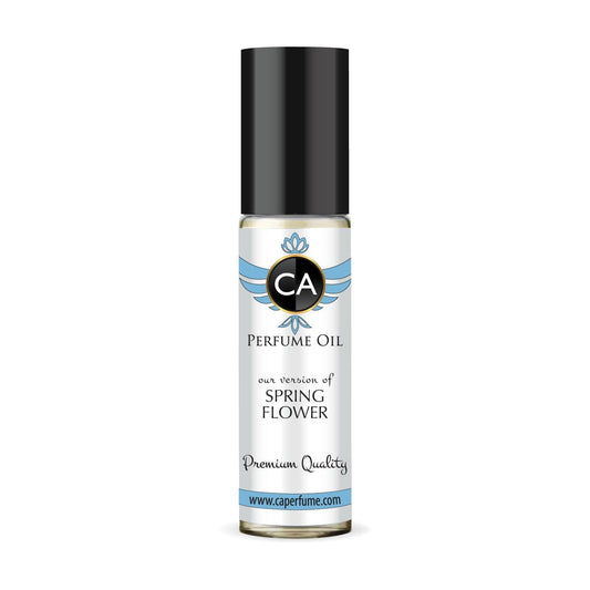 CA Perfume Impression of Spring Flower for Women Fragrance Oil Floral Fruity Scent Long Lasting Perfumes for Women Travel Size TSA Ready Mini Parfum Body Oil Roll-on 0.33 Fl Oz 10ml