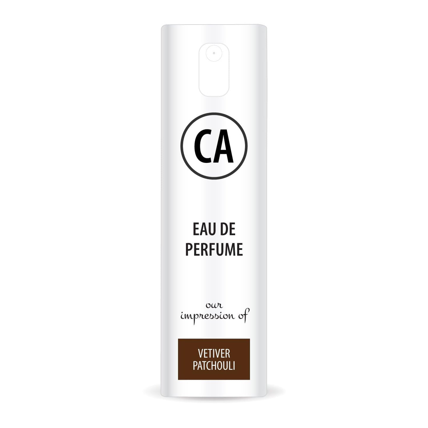 CA Perfume Impression of Vetiver Patchouli Unisex Eau De Parfum Woody Chypre Scent Long Lasting Unisex Fragrance Travel Size TSA Ready for Day and Night Wear 0.33 Fl Oz 10ml