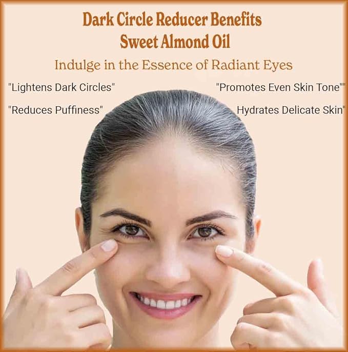 Natural Born Oils Sweet Almond Oil, 16oz, Organic, Cold-Pressed, Nutrient-Rich, Excellent for Soft Skin, Lustrous Hair