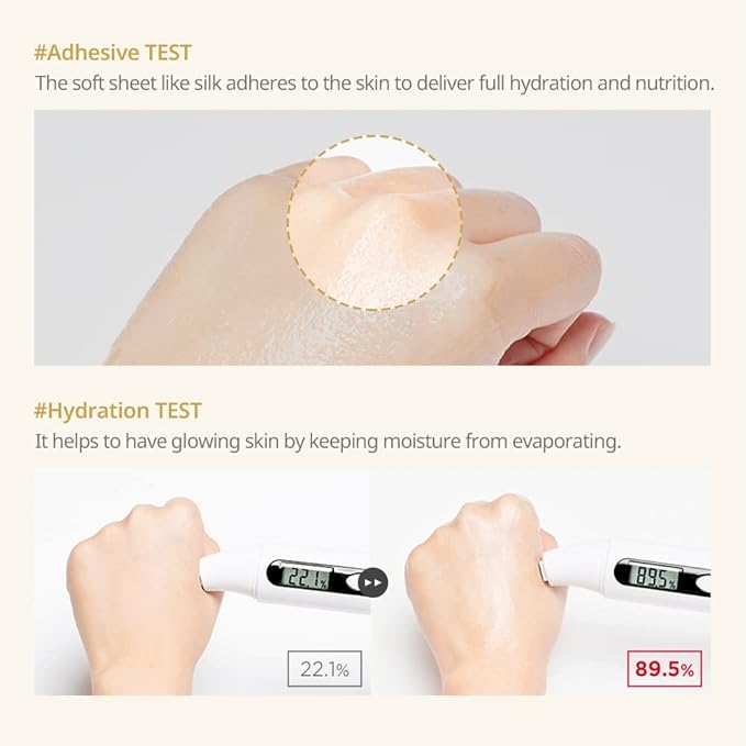 JM Solution Marine Luminous Pearl Deep Moisture 3 Step Skin Care Face Mask - Korean Skincare Facial Mask - boosting Brightening Moisturizing-10 Sheets for Dry Skin (Golden Cavior)