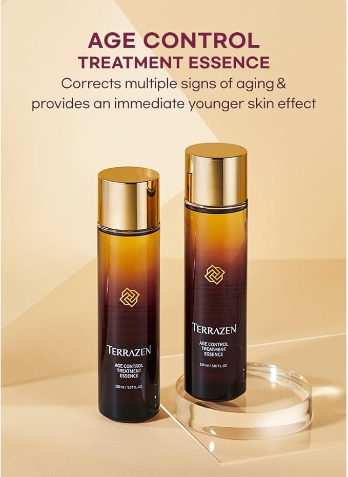 Age Control Treatment Essence, 5.07 fl.oz.(150ml), Boosting Essence, Fluid serum, Enriched toner, Creating Bouncy, Luminous Skin