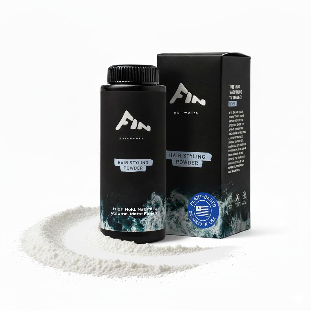 Hair Texture Powder | Natural Matte Finish | All day hold | Styling Powder Adds Texture and Volume | Absorbs oil | Clean Plant-based Formula (45g Shaker Bottle, Unscented)