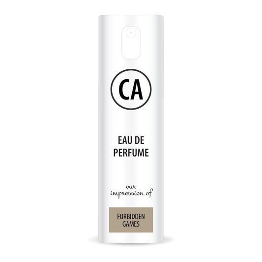 CA Perfume Impression of Forbidden Games for Women Eau De Parfum Floral Fruity Scent Long Lasting Perfumes for Women Travel Size TSA Ready for Day and Night Wear 0.33 Fl Oz 10ml