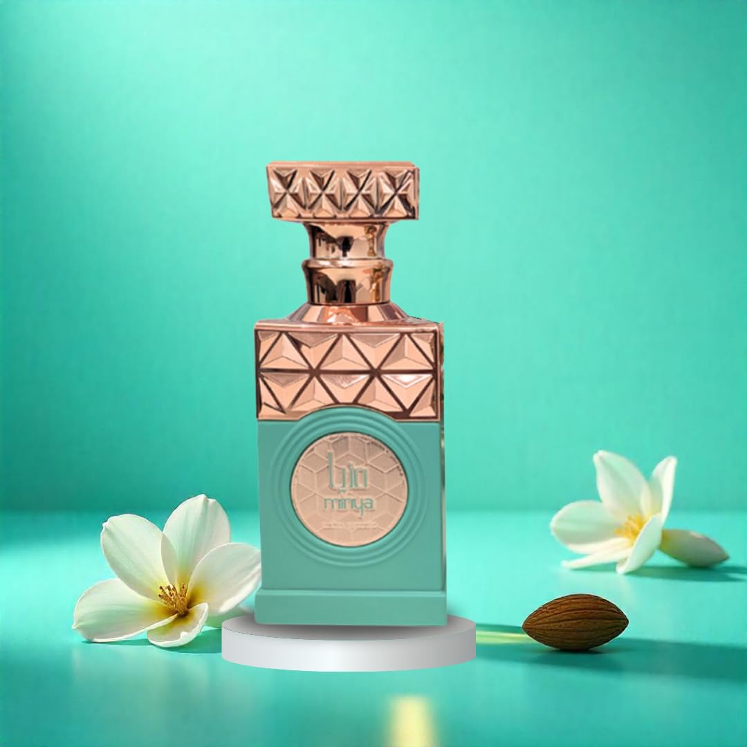 Paris Corner | Minya Green Eau De Parfum EDP 3.4 Fl Oz | Unisex Perfume for Men & Women | Featuring Pistachio, Almond, Jasmine & Vanilla Perfume Notes | Luxury Scent Experience