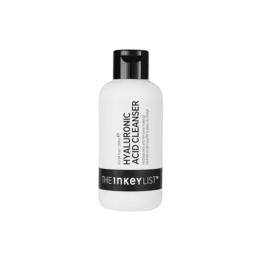 The INKEY List Hyaluronic Acid Cleanser, Daily Hydrating Face Cleanser, Helps Hydrate Skin and Lock In Moisture, Removes Makeup, For All Skin Types, 5 fl oz
