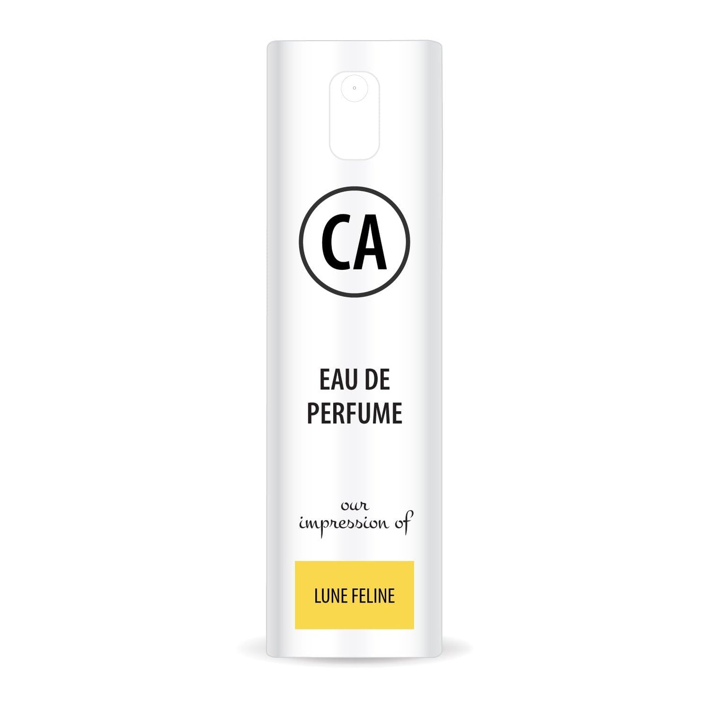CA Perfume Impression of Lune Feline Unisex Eau De Parfum Amber Vanilla Scent Long Lasting Unisex Fragrance Travel Size TSA Ready for Day and Night Wear 0.33 Fl Oz 10ml