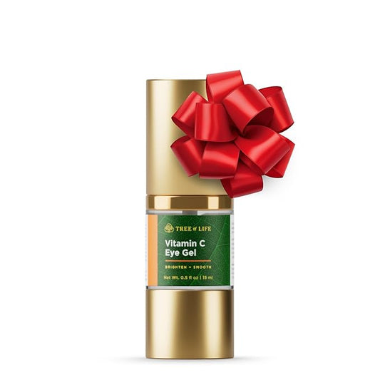 Tree of Life Beauty Anti-Aging Eye Treatment Gel Cream to Hydrate Dark Circles and Reduce Puffiness, Bags and Wrinkles, Vitamin C