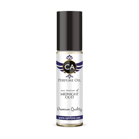 CA Perfume Impression of Midnight Oud Unisex Fragrance Oil Amber Spicy Scent Long Lasting Perfumes for Women & Men Travel Size TSA Ready Mini Parfum Body Oil Roll-on 0.33 Fl Oz 10ml