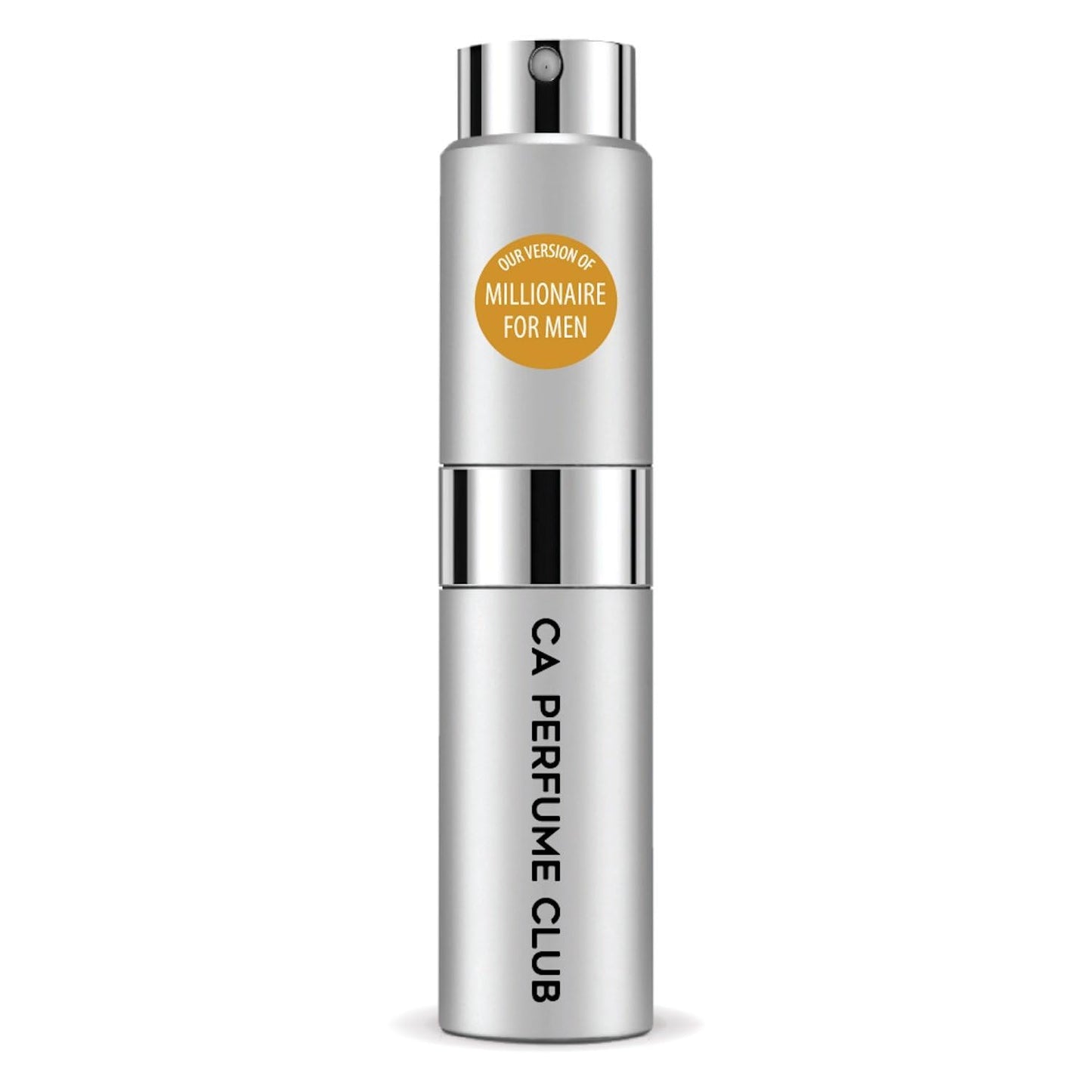 CA Perfume Impression of Millionaire for Men Leather Scent Long Lasting Cologne for Men Eau De Parfum Travel Size Refillable Atomizer Spray 0.27 Fl Oz 8ml