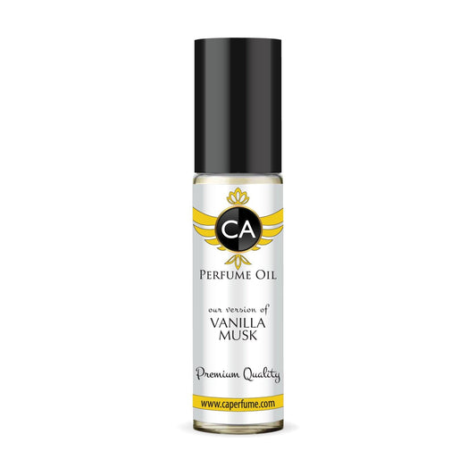 CA Perfume Impression of Vanilla Musk for Women Eau De Parfum Amber Scent Long Lasting Perfumes for Women Travel Size TSA Ready for Day and Night Wear 0.33 Fl Oz 10ml