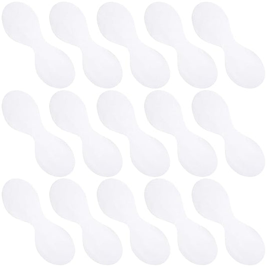 50 Sheets Disposable Eye Masks Non Woven, Cotton Paper Facial Eye Covers, DIY Clear Spa Cosmetic Paper Sheets for Skincare Wrap Moisture Retention