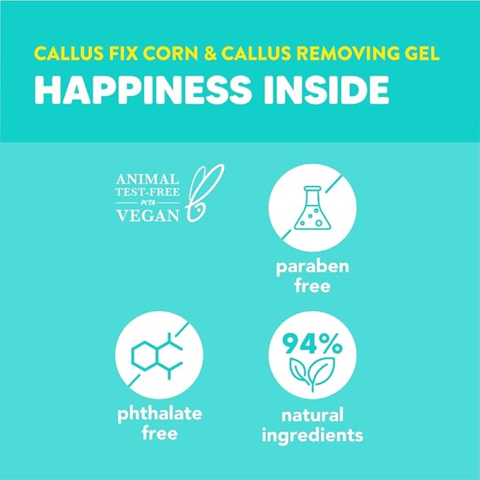 Onyx Professional Callus Remover for Feet - 3.5 oz, Unscented, Powerful Formulation - Extra Strength Gel, Removes Unwanted Calluses in 3-5 Minutes, Hydrating and Softening Heel Callus Remover, 3 Pack