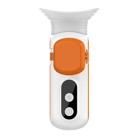 Heated Nano Eye Mist Sprayer, Portable Eye Mister with 45℃-65℃ Warm Compress Moist Heat for Relief Fatigue Dry Eyes, Eye Drops Tool, Rechargeable Electric Eye Steamer for Eyelid,Eye Skin SPA