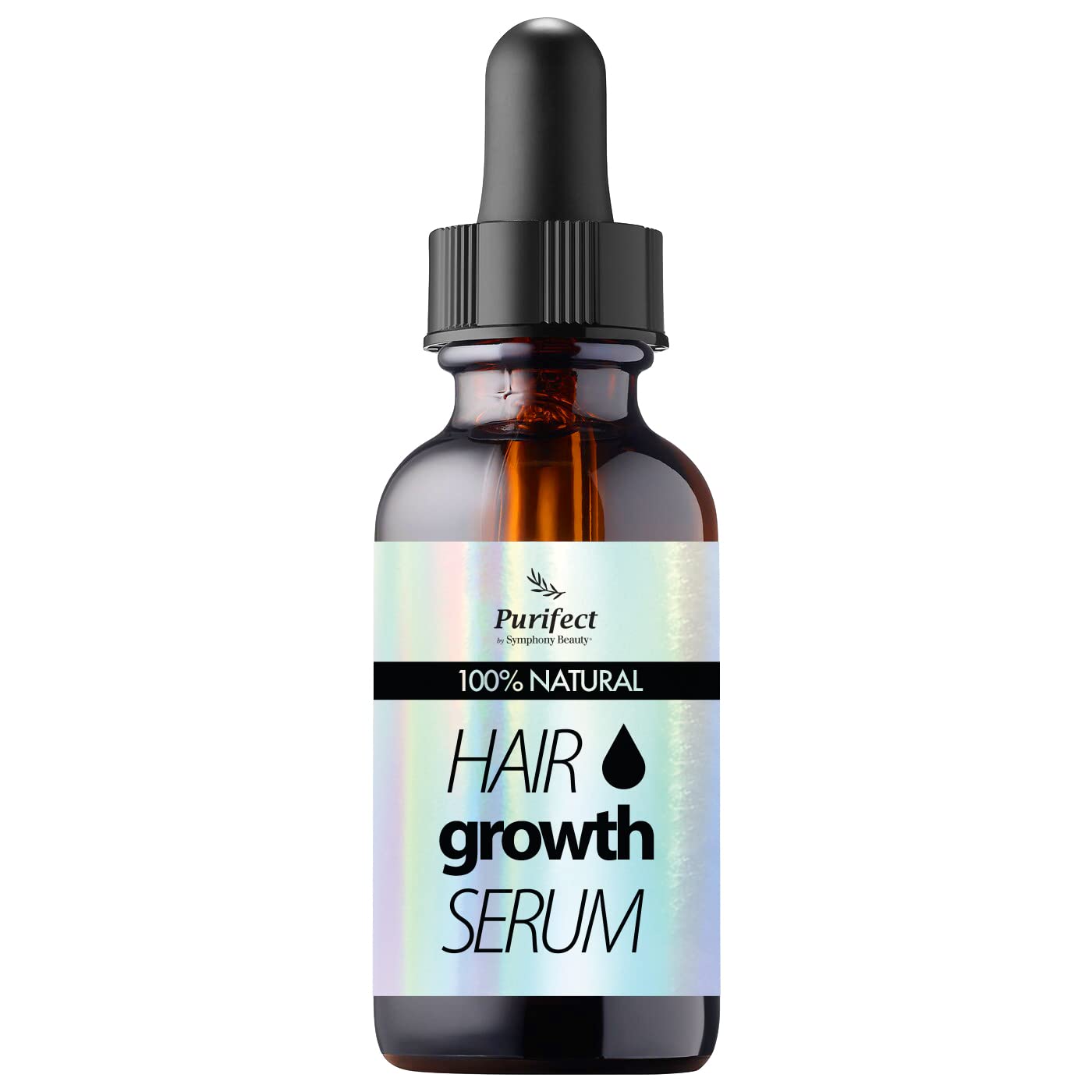 Purifect Hair Growth Serum for Shinier, Thicker, Stronger Hair with Botanical Oil for Hair Loss – Made in USA – Safe for Dry, Damaged, Treated & Relaxed Hair, Strengthens Strands Naturally, 1 fl oz