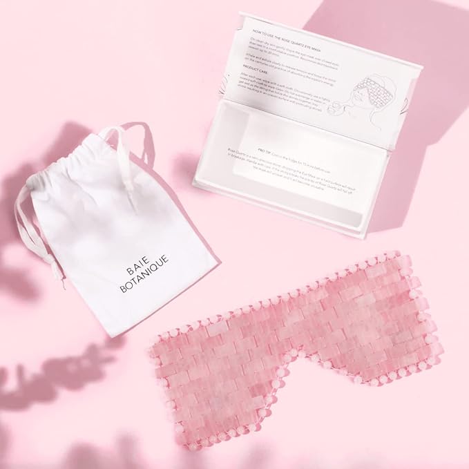 Baie Botanique Rose Quartz Eye Mask