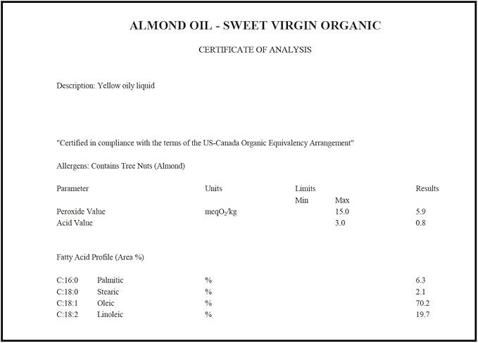 Organic Sweet Almond Oil MOISTURIZER - in 4 oz Glass Bottle with Dropper | Unrefined Cold Pressed Skincare Lotion | Essential Natural Personal Massage Oils for The Skin and Body