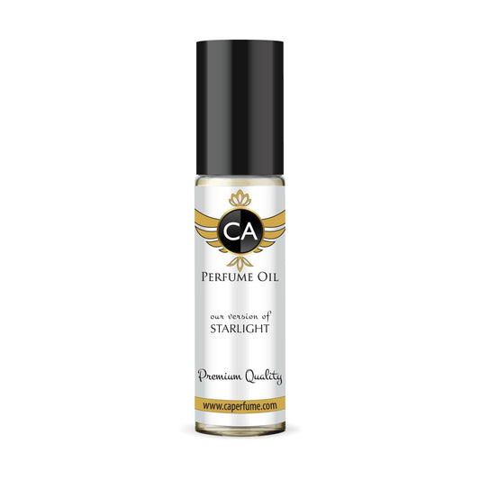CA Perfume Impression of Starlight Unisex Fragrance Oil Amber Spicy Scent Long Lasting Perfumes for Women & Men Travel Size TSA Ready Mini Parfum Body Oil Roll-on 0.33 Fl Oz 10ml