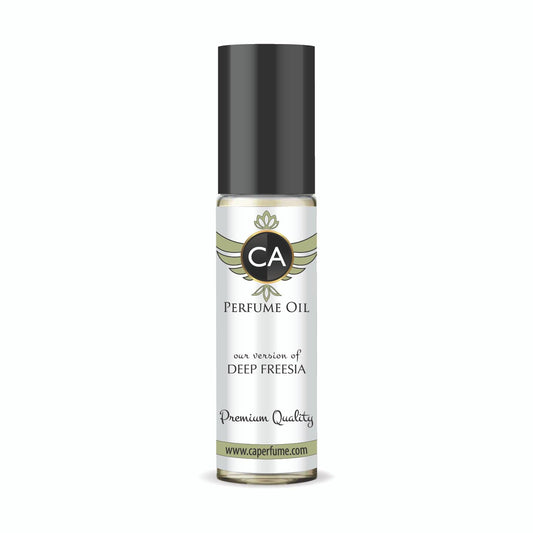 CA Perfume Impression of Deep Freesia for Women Fragrance Oil Floral Scent Long Lasting Perfumes for Women Travel Size TSA Ready Mini Parfum Body Oil Roll-on 0.33 Fl Oz 10ml