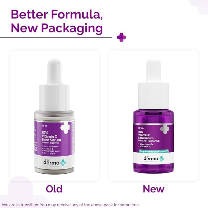 10% Vitamin C Face Serum | Helps Restore Natural Glow | Tightens Pores & Hydrates Dry, Dull Skin | Radiance Serum for All Skin Types | 0.34 Fl Oz/10ml